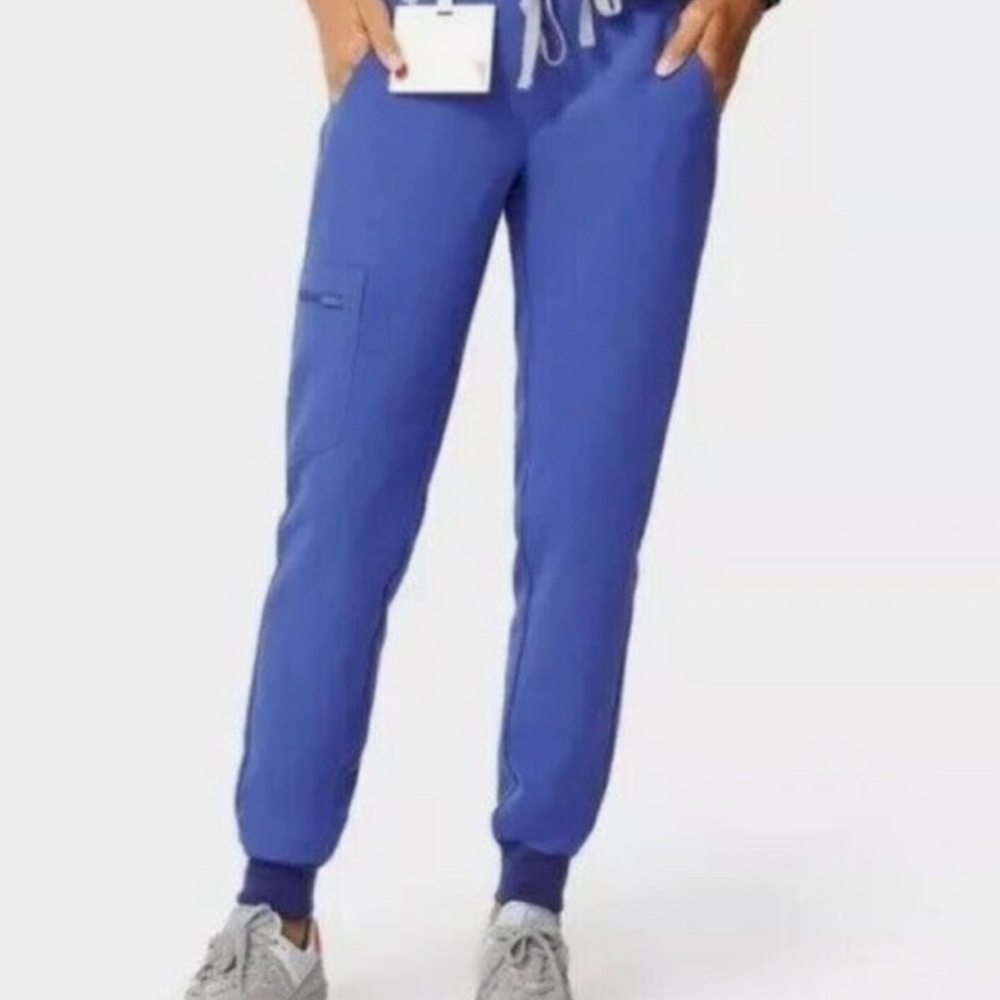 Figs Women’s Zamora Jogger Scrub pants, Small, in limited edition color -Denim